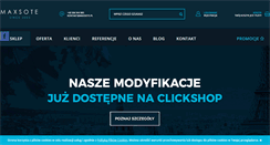 Desktop Screenshot of maxsote.pl